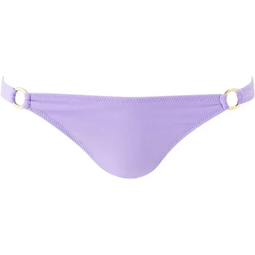 Lavendel Bikinihose mit Goldener Verzierung , Damen, Größe: XS - Melissa Odabash - Modalova