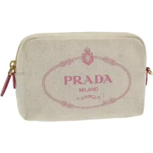 Pre-owned Canvas wallets , female, Sizes: ONE SIZE - Prada Vintage - Modalova