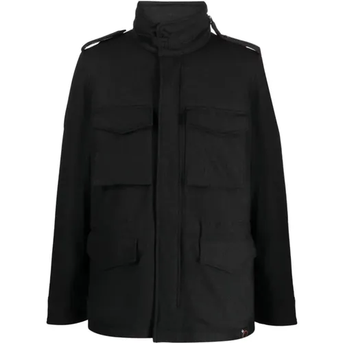 Field Jacket with Zip Closure , male, Sizes: M, 2XL - Aspesi - Modalova