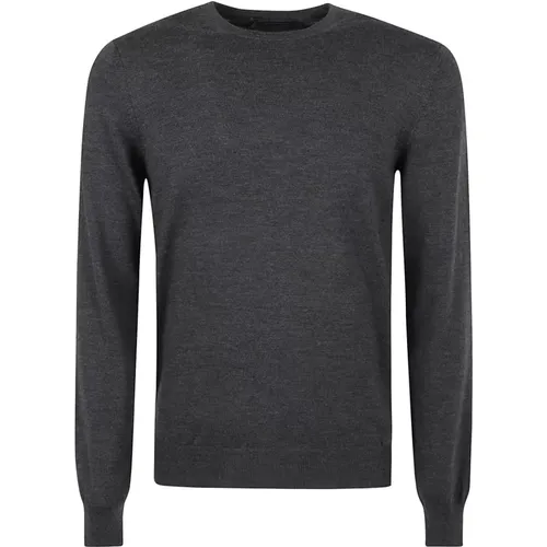 Men's Clothing Sweatshirts Anthracite Aw24 , male, Sizes: 4XL, 2XL, 3XL, L, S, M - Tagliatore - Modalova