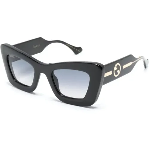 Gg1552S 001 Sunglasses , female, Sizes: 49 MM - Gucci - Modalova