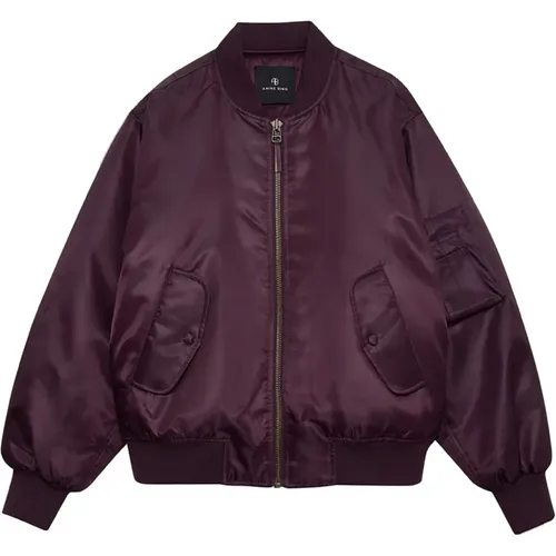 Bomber Jacket Leon Style , female, Sizes: M, L, S - Anine Bing - Modalova