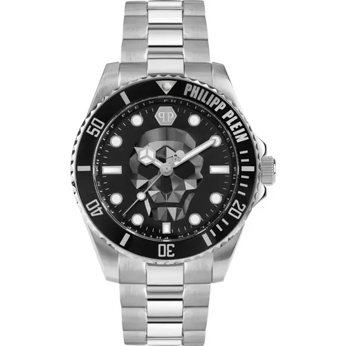 The $kull Diver Watch , male, Sizes: ONE SIZE - Philipp Plein - Modalova