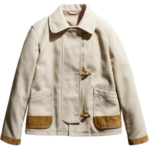 Women`s Clothing Jackets Coats Ss23 , female, Sizes: M, S - Fay - Modalova