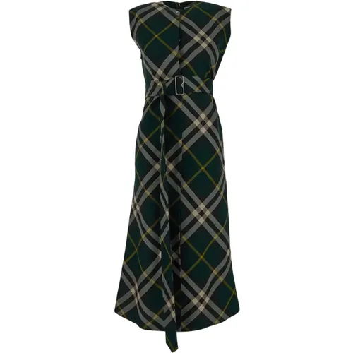 Wool Dress , female, Sizes: 2XS - Burberry - Modalova