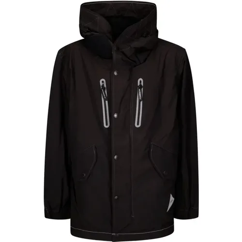 Fishtail Octa Coat , male, Sizes: L/XL, S/M - And Wander - Modalova