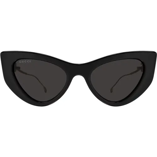 Flache Front Cat-Eye Sonnenbrille Gg1565S , unisex, Größe: 52 MM - Gucci - Modalova