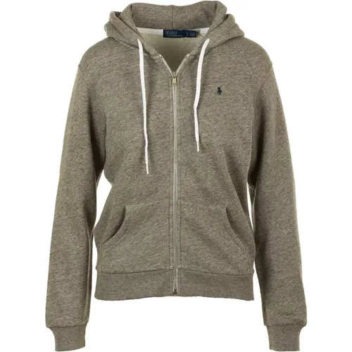 Grey Sweaters Felpa Style , female, Sizes: XS, M - Ralph Lauren - Modalova