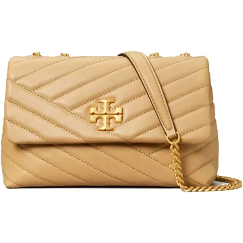 Konvertible Leder Umhängetasche , Damen, Größe: ONE Size - TORY BURCH - Modalova