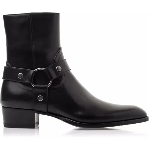 Wyatt Harness Stiefel Saint Laurent - Saint Laurent - Modalova