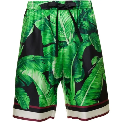 Shorts Black , male, Sizes: M - Dolce & Gabbana - Modalova