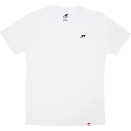 Short Sleeve T-Shirt with Logo , male, Sizes: S - New Balance - Modalova