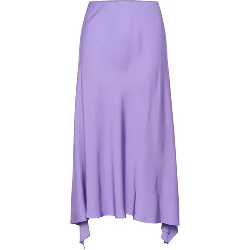 Elegant Hidiiw Skirt in Dahlia , female, Sizes: XS, 2XS, L, M, S - InWear - Modalova