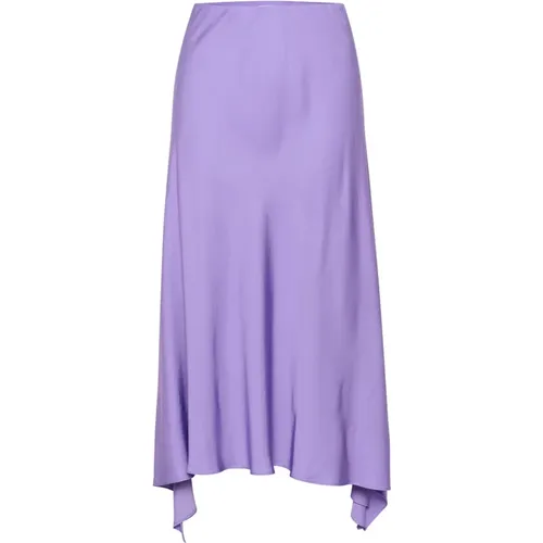 Elegant Hidiiw Skirt in Dahlia , female, Sizes: XS, L, M, S - InWear - Modalova