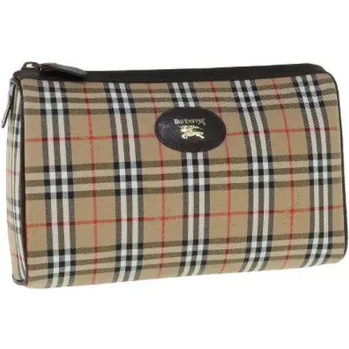 Pre-owned Cotton clutches , female, Sizes: ONE SIZE - Burberry Vintage - Modalova