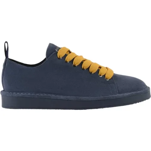 Suede Lace-Up Sneakers , male, Sizes: 6 UK, 8 UK, 9 UK, 10 UK, 7 UK - Panchic - Modalova