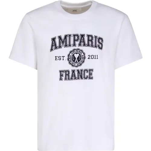 T-shirts and Polos , male, Sizes: XS - Ami Paris - Modalova