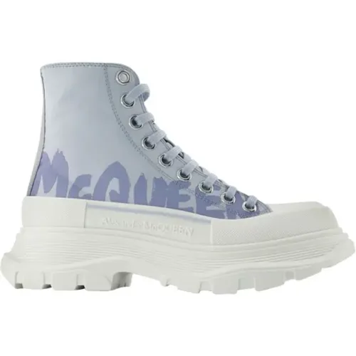 Leather sneakers , female, Sizes: 8 UK - alexander mcqueen - Modalova