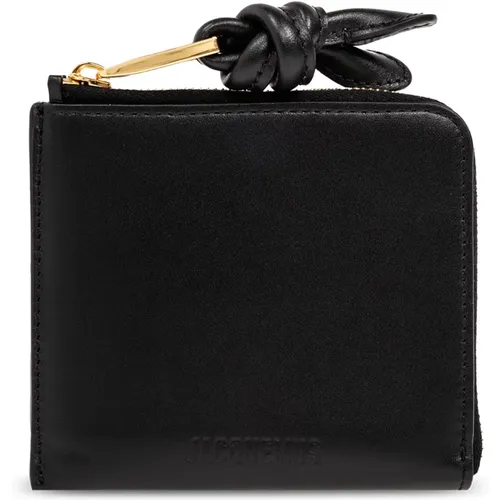 Leather wallet , female, Sizes: ONE SIZE - Jacquemus - Modalova