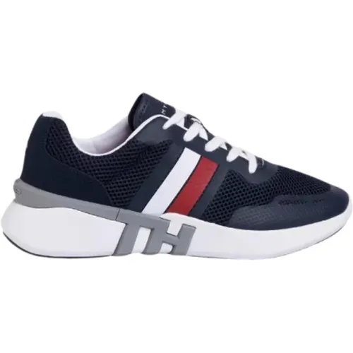 Leichte Corporate Runner Sneakers , Herren, Größe: 44 EU - Tommy Hilfiger - Modalova