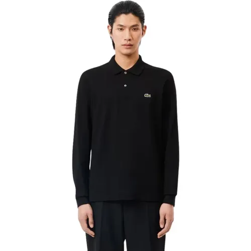 Langarm Polo Herren Schwarz Lacoste - Lacoste - Modalova