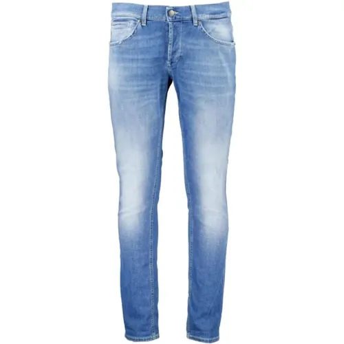 Schmal geschnittene Jeans für den modernen Mann , Herren, Größe: W35 - Dondup - Modalova