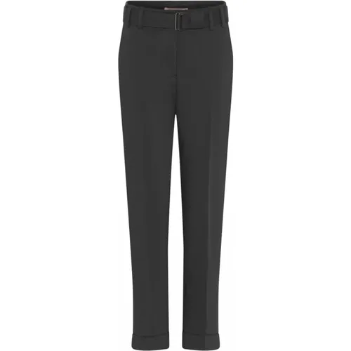 Stylish Regular Pants with Belt , female, Sizes: 2XL - Gustav - Modalova