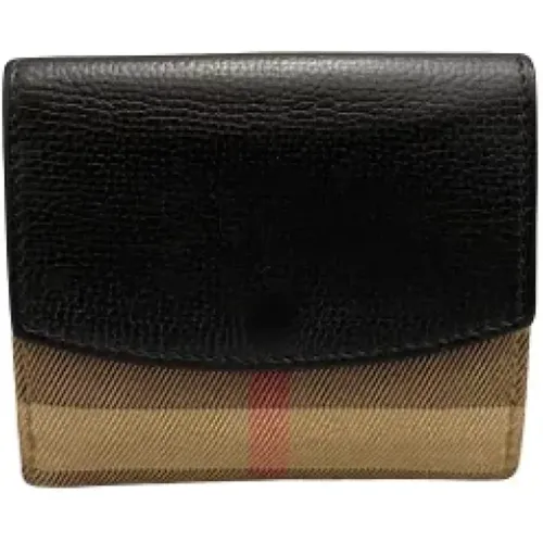 Pre-owned Canvas wallets , female, Sizes: ONE SIZE - Burberry Vintage - Modalova