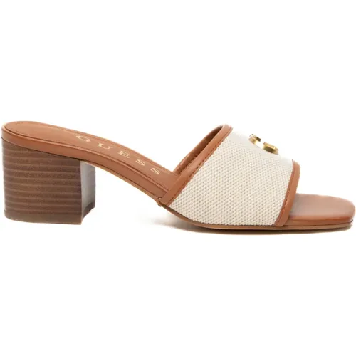 Wide Strap Sandals , female, Sizes: 4 UK - Guess - Modalova