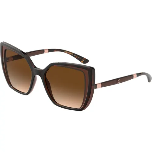 DG Monogram Sunglasses , female, Sizes: 55 MM - Dolce & Gabbana - Modalova