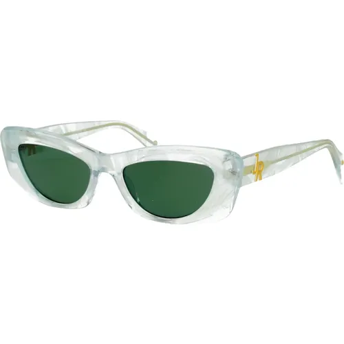 Sonnenbrille mit kontrastierendem Logo, Kühner und Raffinierter Stil , Damen, Größe: ONE Size - John Richmond - Modalova