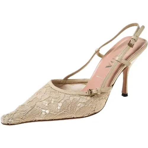 Pre-owned Lace sandals , female, Sizes: 3 1/2 UK - Prada Vintage - Modalova