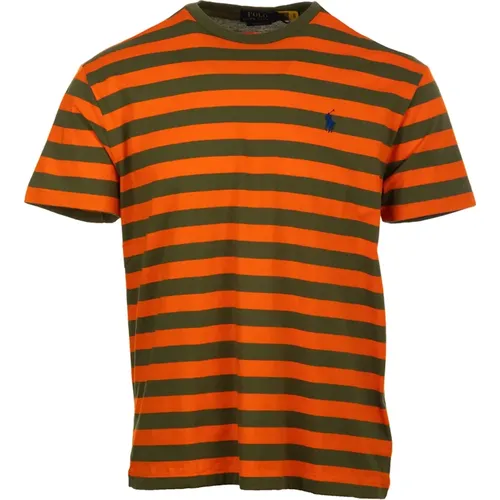 Klassische Baumwoll-T-Shirt Kollektion , Herren, Größe: S - Ralph Lauren - Modalova