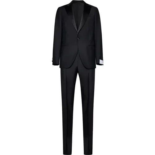 Wool-Mohair Two-Piece Suit , male, Sizes: L, XL - Caruso - Modalova