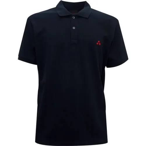 Blaues Baumwoll-Polo-Shirt Zeno 01 , Herren, Größe: XL - Peuterey - Modalova