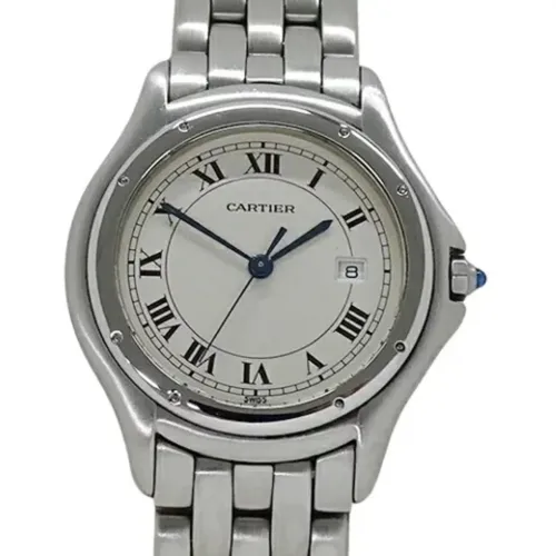 Pre-owned Rostfreier Stahl watches - Cartier Vintage - Modalova