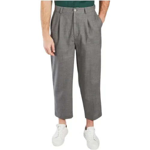 Cambridge double-breasted pants , male, Sizes: S - Noyoco - Modalova