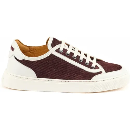 Wildleder Cord Sneaker , Damen, Größe: 36 1/2 EU - Testoni - Modalova