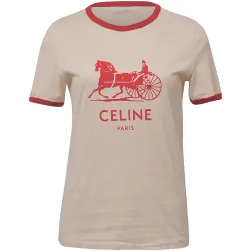 Pre-owned Cotton tops , female, Sizes: XS - Celine Vintage - Modalova