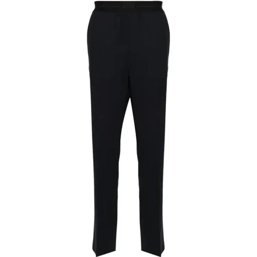 Men's Clothing Trousers Darkblue (Navy) Ss24 , male, Sizes: XL, 2XL - Msgm - Modalova