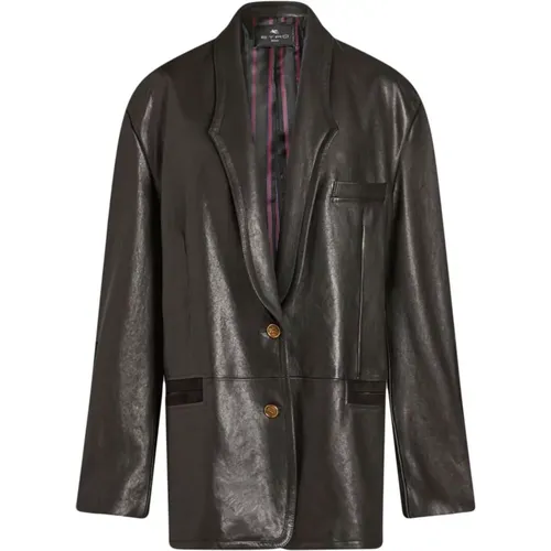 Leather Jackets , female, Sizes: S, 2XS - ETRO - Modalova