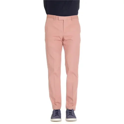 Twill Stretch Slim Fit Trousers , male, Sizes: L - PT Torino - Modalova