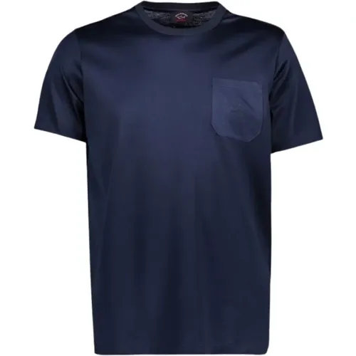 T-Shirt , male, Sizes: M, 2XL, 4XL, L - PAUL & SHARK - Modalova