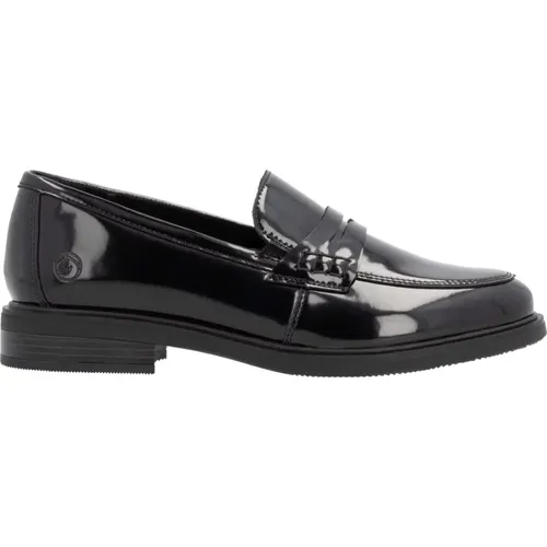 Elegante Schwarze Geschlossene Damenloafer , Damen, Größe: 38 EU - Remonte - Modalova