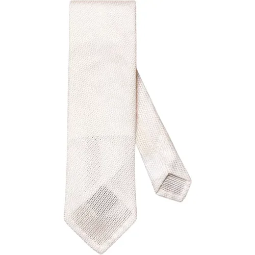 Ecru Neckties , male, Sizes: ONE SIZE - Eton - Modalova