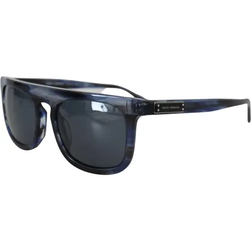 Blaue Acetat-Sonnenbrille für Frauen - Dolce & Gabbana - Modalova