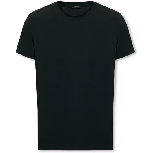 T-shirt with logo , male, Sizes: S, XL - Tom Ford - Modalova