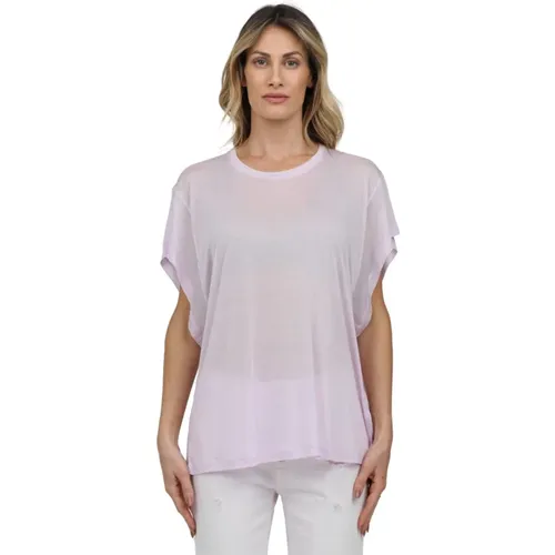 Jersey T-shirt , female, Sizes: S, M - Dondup - Modalova
