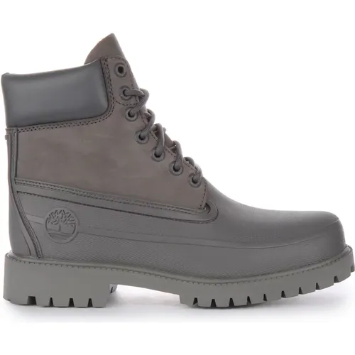 Waterproof Rubber Toe Boots in Grey , male, Sizes: 9 1/2 UK - Timberland - Modalova