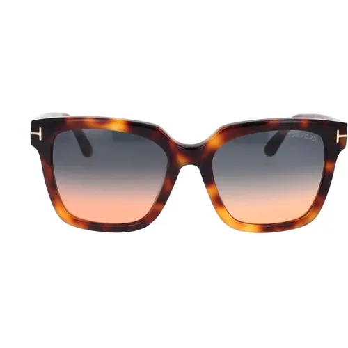 Quadratische Sonnenbrille Ft0952 Selby , unisex, Größe: 55 MM - Tom Ford - Modalova
